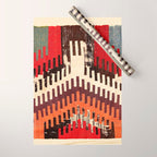 Afyon Central Anatolian Kilim Fragment Print Wrapping Paper Gallery Image 1