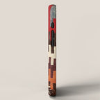 Afyon Central Anatolian Kilim Fragment Print iPhone Case Gallery Image 2