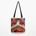 Afyon Central Anatolian Kilim Fragment Print Tote Bag Gallery Image 2