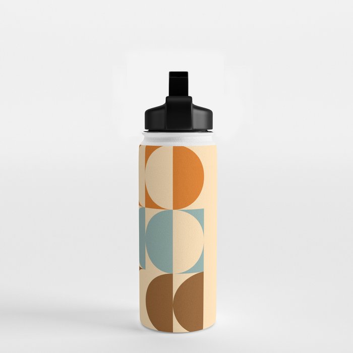 Vintage Geometric 04A Water Bottle Gallery Image 2