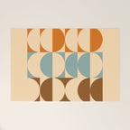 Vintage Geometric 04A Welcome Mat Gallery Image 1