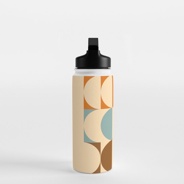 Vintage Geometric 04A Water Bottle Gallery Image 3
