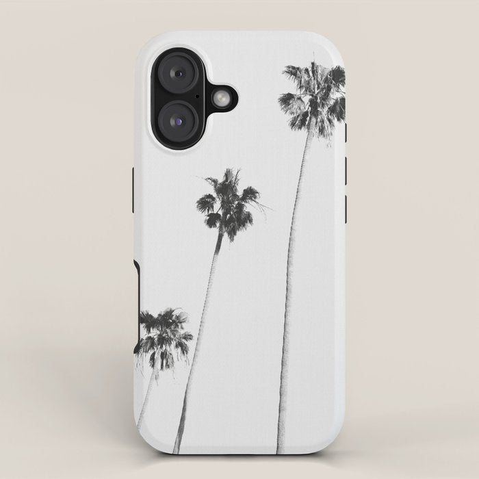 Black & White Palms iPhone Case Gallery Image 1