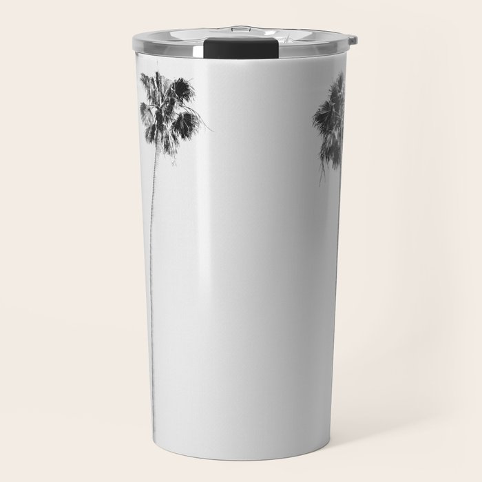 Black & White Palms Travel Mug Gallery Image 1