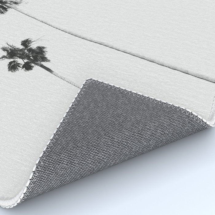 Black & White Palms Rug Gallery Image 4