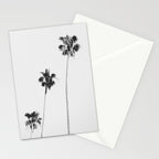 Black & White Palms Stationery Card Gallery Image 2