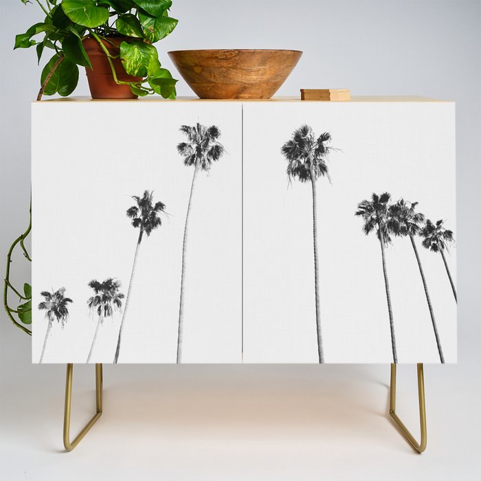 Black & White Palms Credenza Gallery Image 1