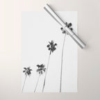 Black & White Palms Wrapping Paper Gallery Image 1