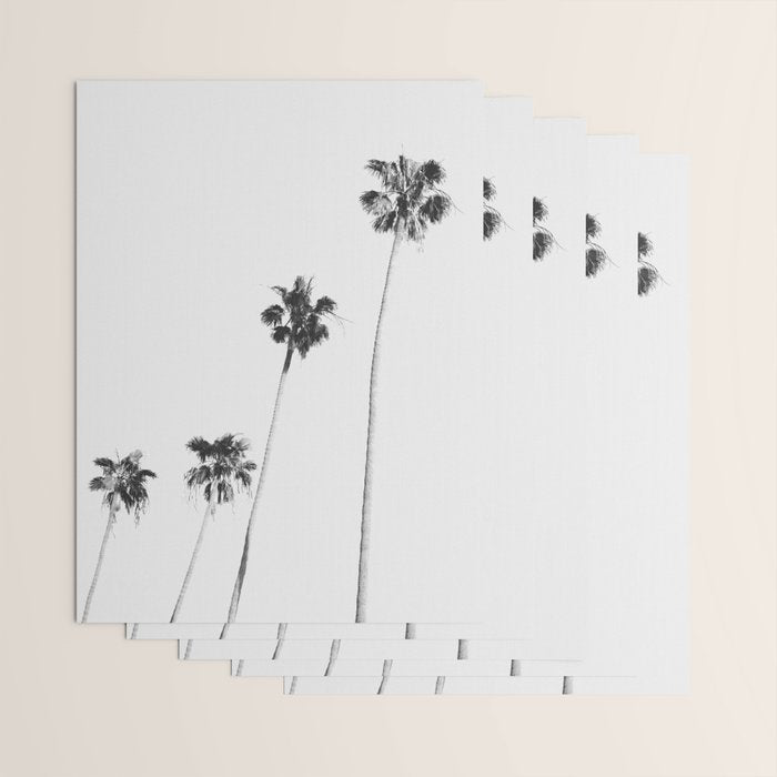 Black & White Palms Wrapping Paper Gallery Image 3
