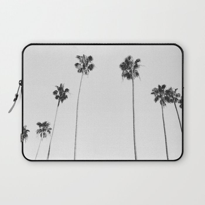 Black & White Palms Laptop Sleeve Gallery Image 1