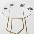 Black & White Palms Side Table Gallery Image 2