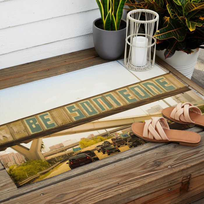 Be Someone Houston Outdoor Rug Gallery Image 2