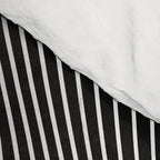 Minimal curves black Comforter Gallery Image 4