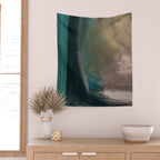 Jade Abstract Wall Tapestry Gallery Image 2