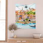 Porto Portugal Wall Tapestry Gallery Image 2