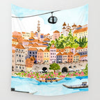 Porto Portugal Wall Tapestry Gallery Image 4