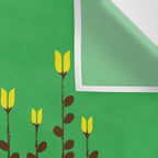 Music notes garden Wall Tapestry Gallery Image 3