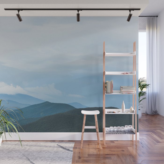 Blue Ridge Mountain Magick Digital Nature Landscape Photography Wall Mural Gallery Image 1