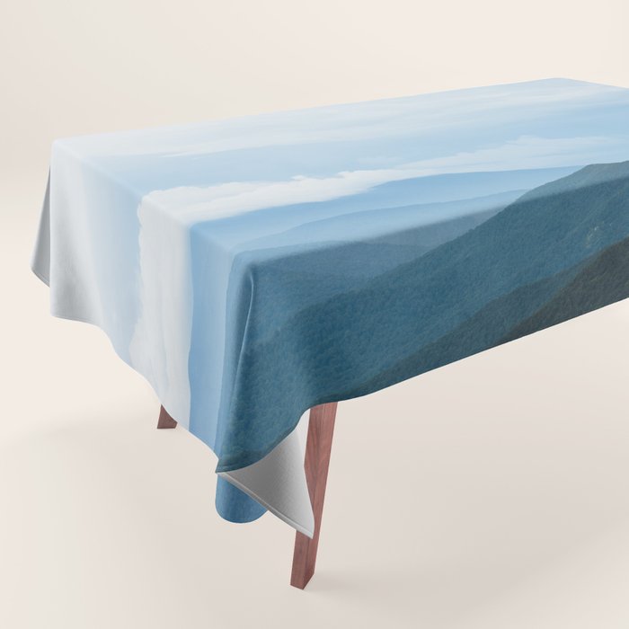 Blue Ridge Mountain Magick Digital Nature Landscape Photography Tablecloth Gallery Image 1