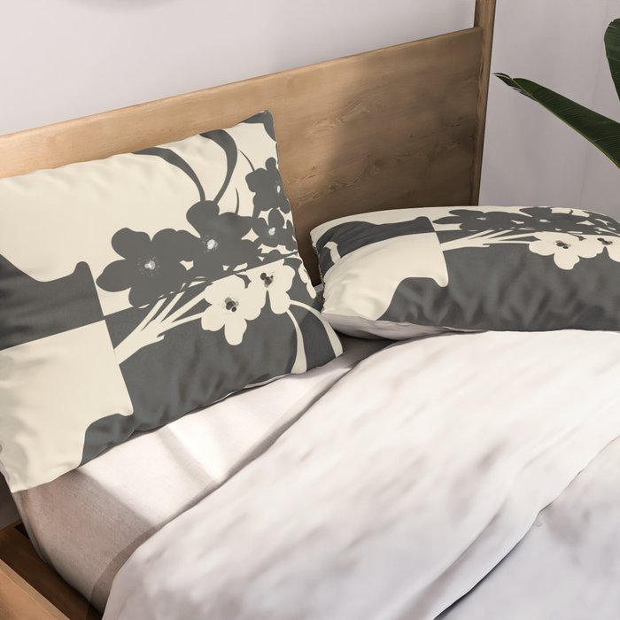 Botanical Contras 3 Pillow Sham Gallery Image 2