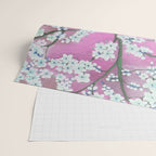 Elegant white pink floral painting pattern Wrapping Paper Gallery Image 2
