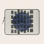 Minimalist Japandi Object Blue No.05 Laptop Sleeve Gallery Image 1