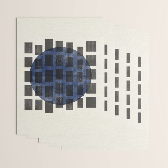 Minimalist Japandi Object Blue No.05 Wrapping Paper Gallery Image 3