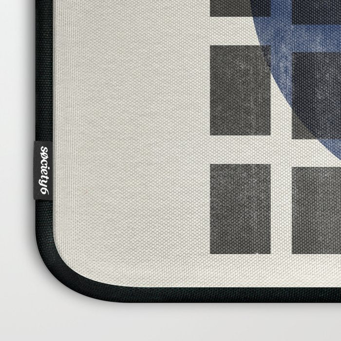Minimalist Japandi Object Blue No.05 Laptop Sleeve Gallery Image 3