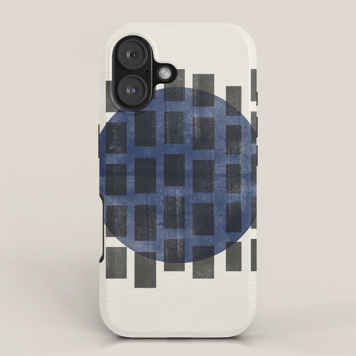 Minimalist Japandi Object Blue No.05 iPhone Case Gallery Image 1