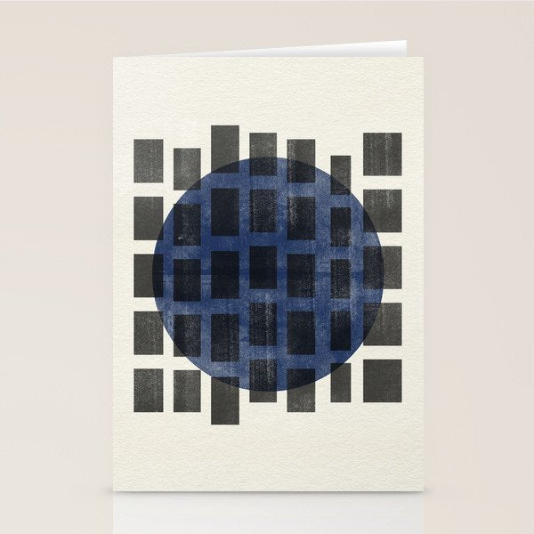 Minimalist Japandi Object Blue No.05 Stationery Card Gallery Image 2