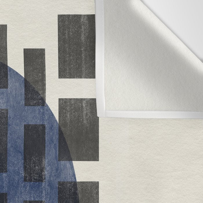 Minimalist Japandi Object Blue No.05 Wall Tapestry Gallery Image 3