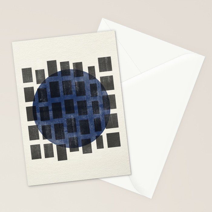 Minimalist Japandi Object Blue No.05 Stationery Card Gallery Image 2