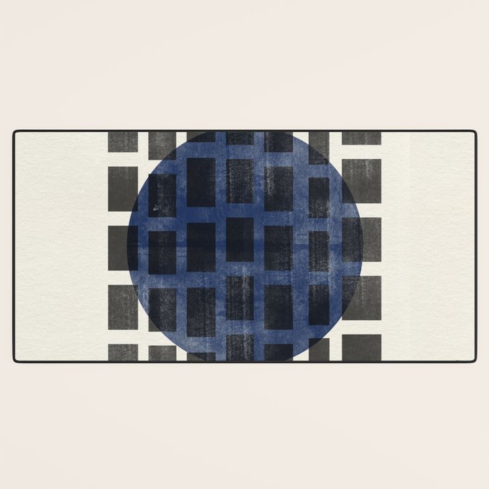 Minimalist Japandi Object Blue No.05 Desk Mat Gallery Image 3