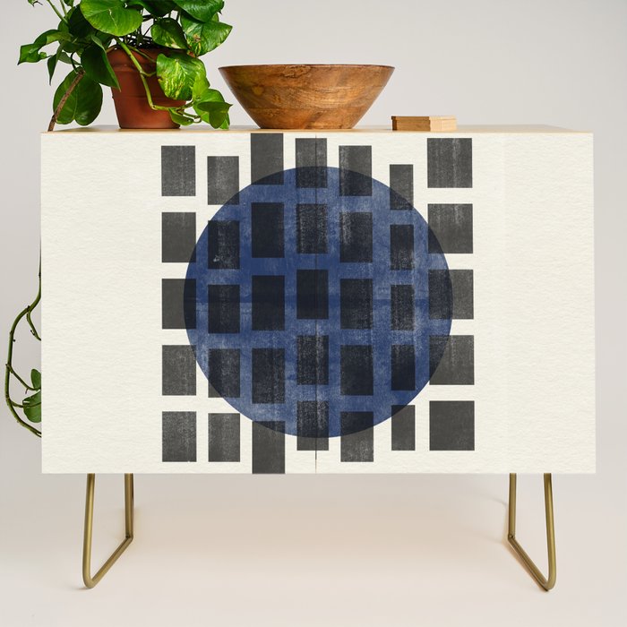 Minimalist Japandi Object Blue No.05 Credenza Gallery Image 1