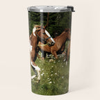 Spring Horse Run Travel Mug Gallery Image 2