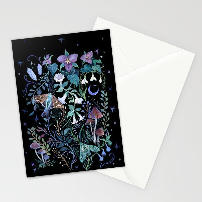 Night Garden Stationery Card Gallery Image 2