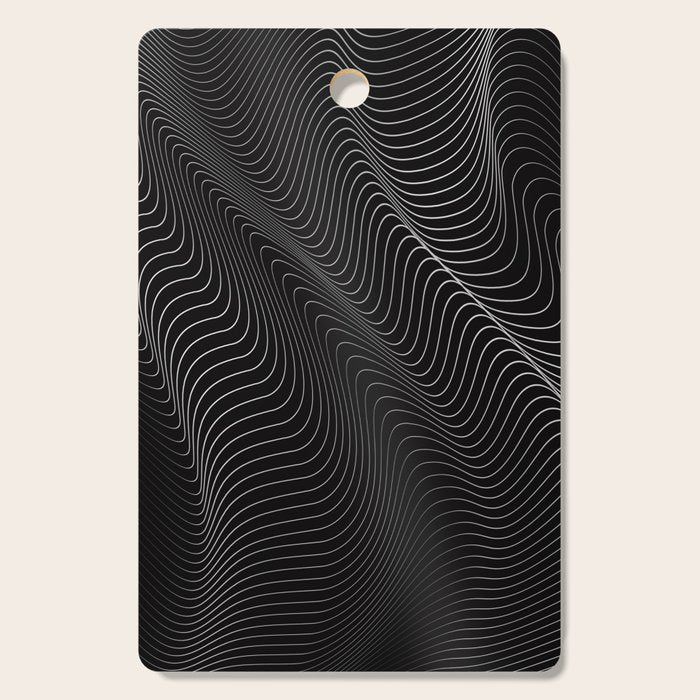 Minimal curves II Cutting Board Gallery Image 1