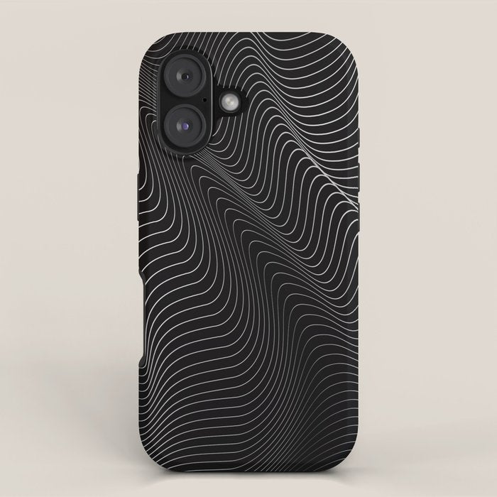Minimal curves II iPhone Case Gallery Image 1