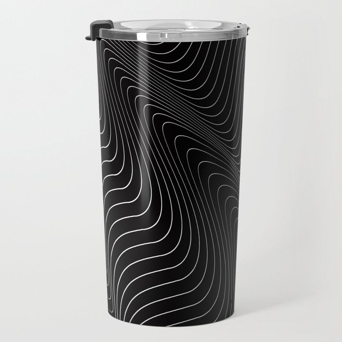 Minimal curves II Travel Mug Gallery Image 3
