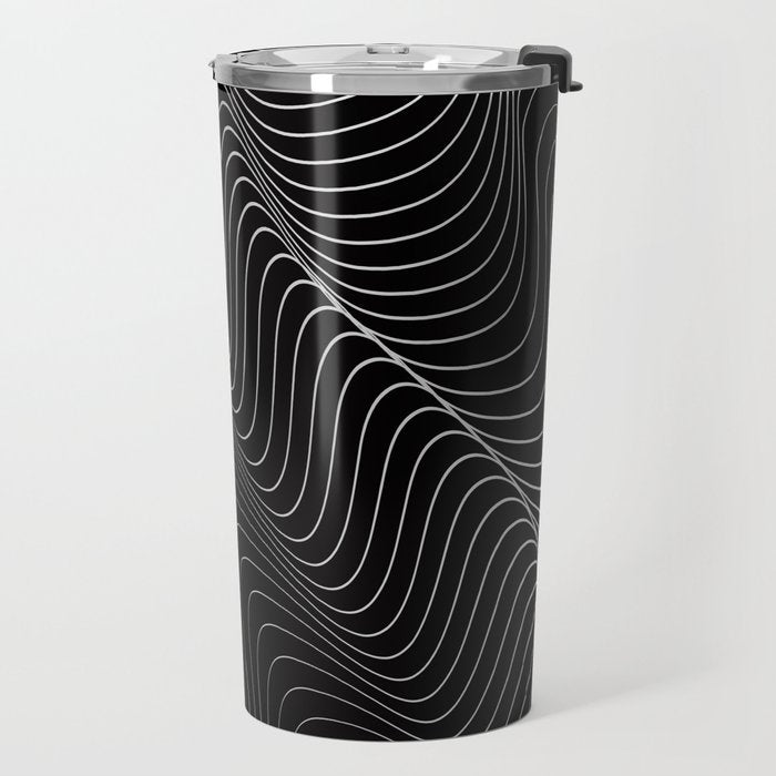 Minimal curves II Travel Mug Gallery Image 2