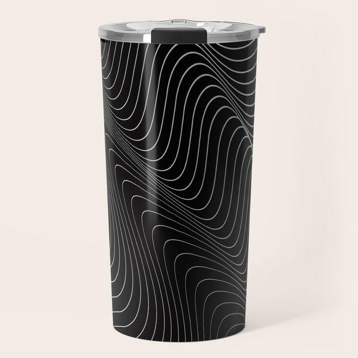 Minimal curves II Travel Mug Gallery Image 1