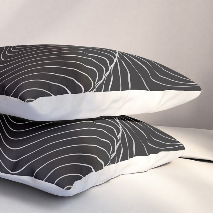 Minimal curves II Pillow Sham Gallery Image 3