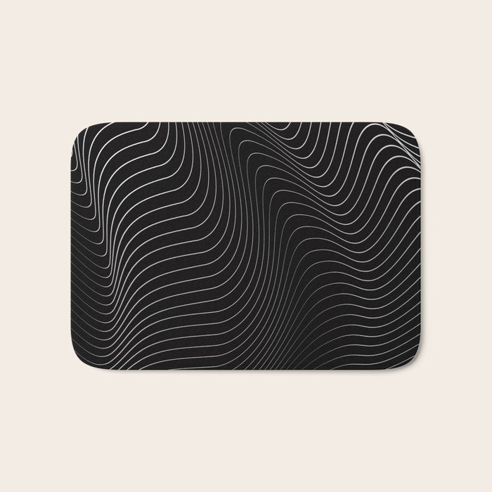 Minimal curves II Bath Mat Gallery Image 1