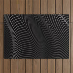 Minimal curves II Outdoor Rug Gallery Image 1