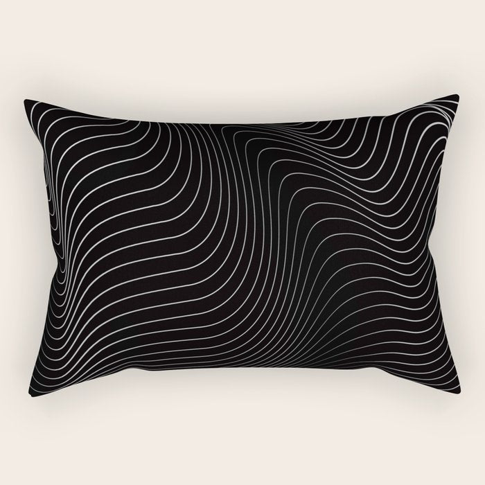 Minimal curves II Rectangular Pillow Gallery Image 2