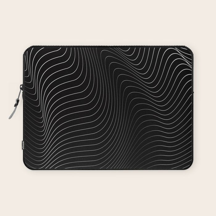 Minimal curves II Laptop Sleeve Gallery Image 1