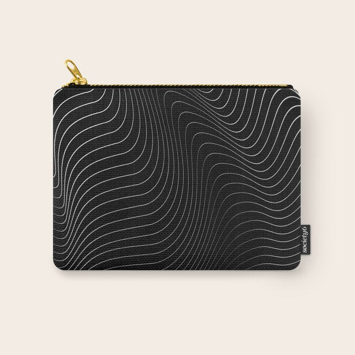 Minimal curves II Carry All Pouch Gallery Image 1