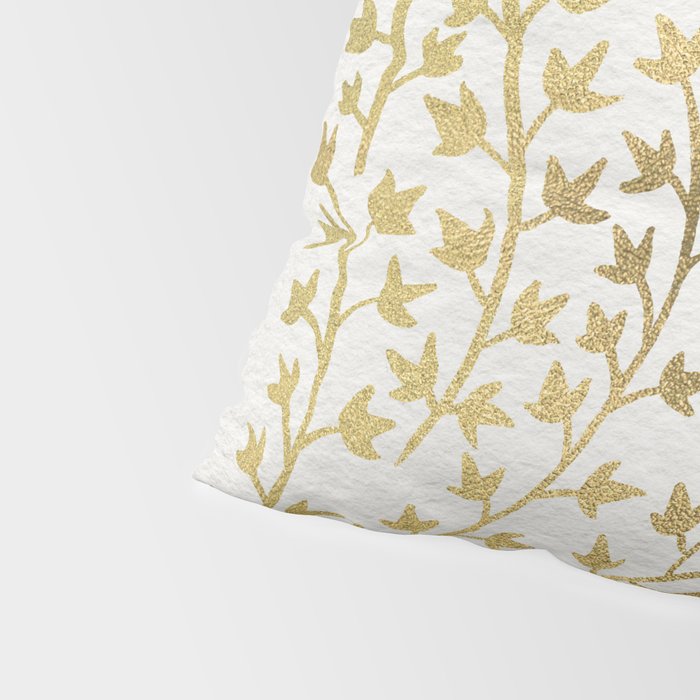 Gold Ivy Pillow Sham Gallery Image 4