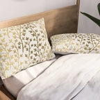 Gold Ivy Pillow Sham Gallery Image 2
