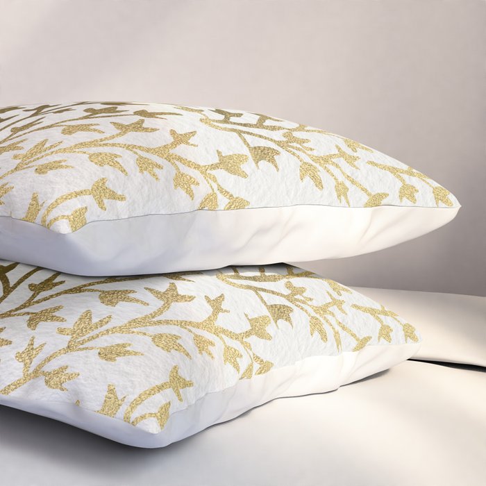 Gold Ivy Pillow Sham Gallery Image 3